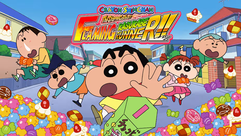 CRAYON SHINCHAN The Storm Called FLAMING KASUKABE RUNNER!! Switch NSP